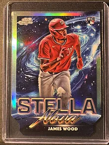 james wood washington nationals sn 10 stella nova rc