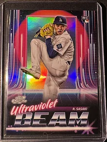 roki sasaki los angeles dodgers ub 6 ultraviolet beam rc