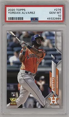 yordan alvarez 2020 topps series 1 276 psa